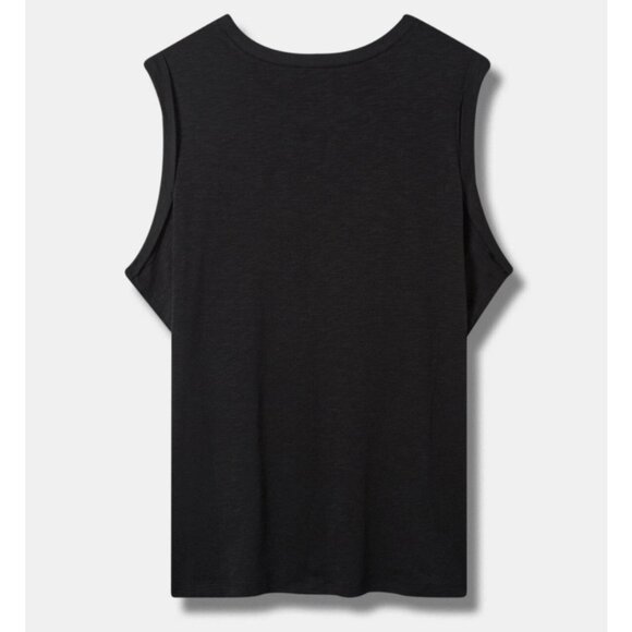 NEW Torrid 3 Muerte Classic Fit Super Soft Crew Neck Tank Black 3X 22 24 - Picture 4 of 10